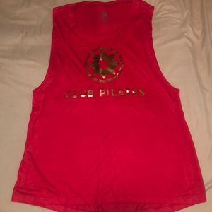 Holiday red and gold athlesiure wear!
